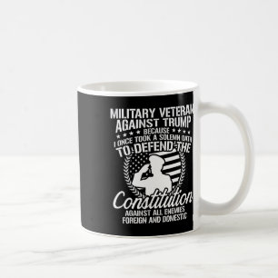 Militair Veteranen Tegen Trump 2020 Usa Verkiezing Koffiemok