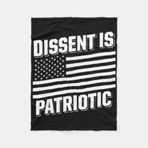 Militair Veteranen Tegen Trump Dissent Usa Electi Fleece Deken