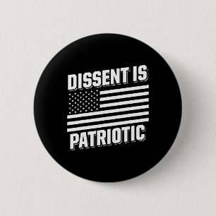 Militair Veteranen Tegen Trump Dissentie Usa Elect Ronde Button 5,7 Cm