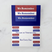 Militair - Veteranendag Kaart (Binnen)