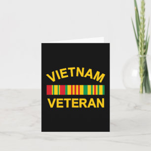 Militair Vietnam-veteraan vintage Usa-soldaat Kaart