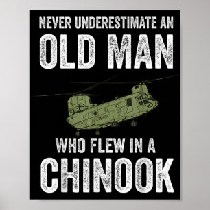 Militair Vliegtuig Collectie van Zynx Een oud Man  Poster