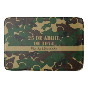 Militair voertuig camouflagepatroon badmat