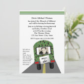 Militair wegtrekken kaart (Staand voorkant)