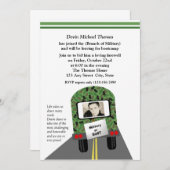 Militair wegtrekken kaart (Voorkant / Achterkant)