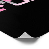 Militair Whiskey Tango Foxtrot Roze Camo Poster (Hoek)