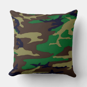 Militair Woodland Camo Pillow Kussen