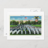 Militaire Academie Dress Parade Briefkaart (Voorkant / Achterkant)