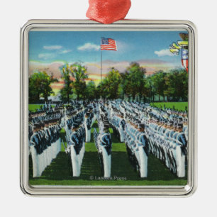 Militaire Academie Dress Parade Metalen Ornament