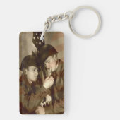 militaire acrylSleutelhanger Sleutelhanger (achterkant)