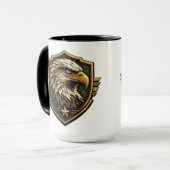 Militaire Adelaar Crest Embleem Mok (Voorkant links)