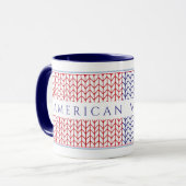 "MILITAIRE AMÉRICAIN" Mug Combo Marine (Devant gauche)