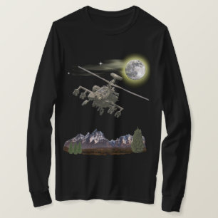militaire apache helikopter T-Shirt