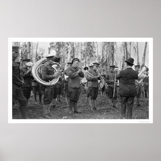 Militaire Band Alaska 1920 Poster (Voorkant)