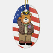 Militaire Beren Keramisch Ornament (Links)