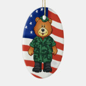 Militaire Beren Keramisch Ornament (Rechts)