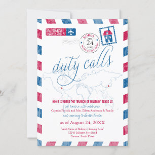 Militaire beweging van Florida naar Korea Kaart