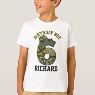Militaire Birthday Boy Zesde Soldaat T-shirt