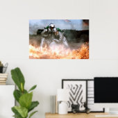 Militaire brandweerlieden poster (Thuiskantoor)