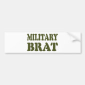 MILITAIRE BRAT BUMPERSTICKER (Voorkant)