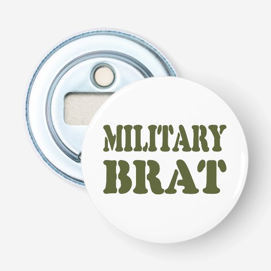 MILITAIRE BRAT BUTTON FLESOPENER (Voorkant)