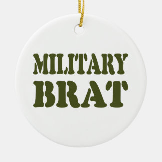 MILITAIRE BRAT KERAMISCH ORNAMENT