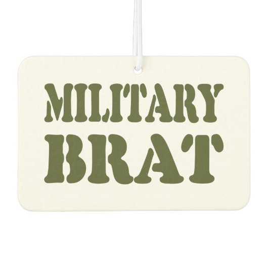 MILITAIRE BRAT LUCHTVERFRISSER (Voorkant)