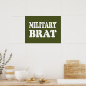 MILITAIRE BRAT POSTER (Keuken)