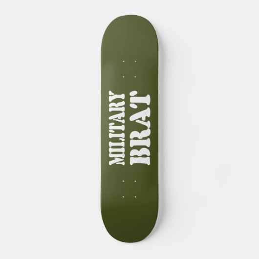 MILITAIRE BRAT SKATEBOARD (Voorkant)