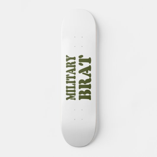 MILITAIRE BRAT SKATEBOARD (Voorkant)