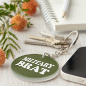 MILITAIRE BRAT SLEUTELHANGER (Voorkant Rechts)