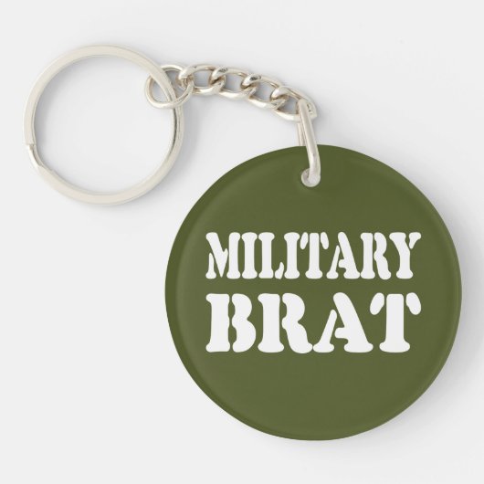 MILITAIRE BRAT SLEUTELHANGER (Voorkant)