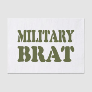 MILITAIRE BRAT TISSUEPAPIER
