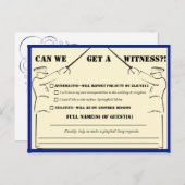 Militaire bruiloft RSVP Uitnodiging Briefkaart (Voorkant / Achterkant)