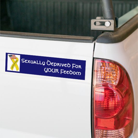 militaire bumpersticker (Op Truck)