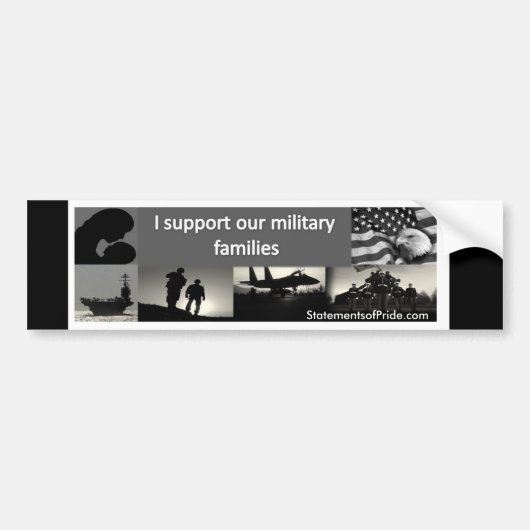 Militaire Bumpersticker (Voorkant)