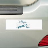 Militaire bumpersticker voor het thuismaken van mo (Op auto)
