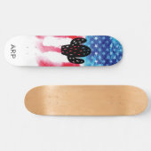 *~* Militaire CACTUS Rode Witte Blauwe Vlag Skateboard (Horizontaal)