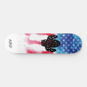 *~* Militaire CACTUS Rode Witte Blauwe Vlag Skateboard (Horizontaal)