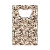 Militaire Camo flesopener Kredietkaart Flessenopener (Voorkant)
