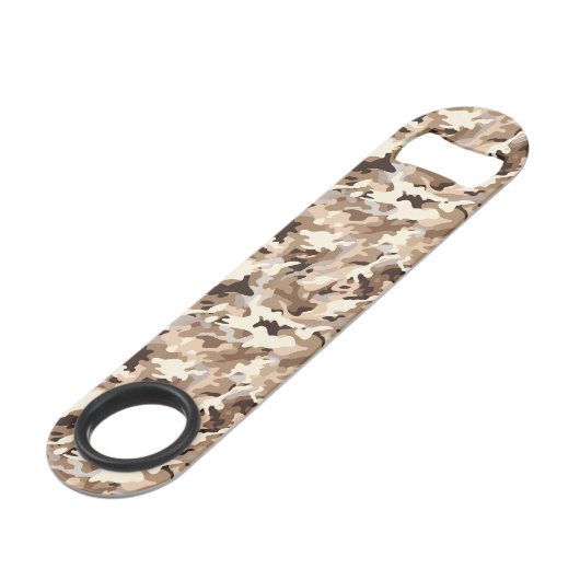 Militaire Camo flesopener Speed Flessenopener (Achterkant Gekanteld)