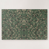 Militaire Camo Frustratie Brain Activity Legpuzzel (Horizontaal)