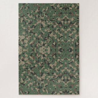 Militaire Camo Frustratie Brain Activity Legpuzzel
