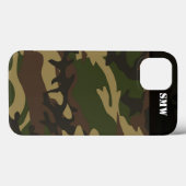 Militaire Camoflauge Camo Green gepersonaliseerd Case-Mate iPhone Case (Achterkant (horizontaal))