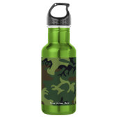 Militaire camouflage aangepaste waterfles waterfles  (Voorkant)
