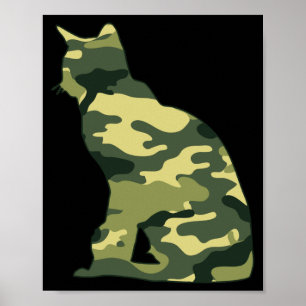 Militaire Camouflage Birman Impression Homme Chat