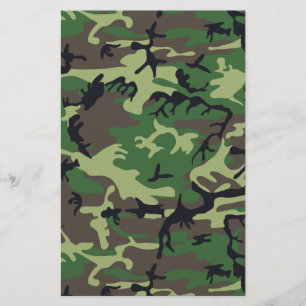 Militaire Camouflage Briefpapier