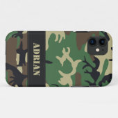 Militaire Camouflage Case-Mate iPhone Case (Achterkant (horizontaal))