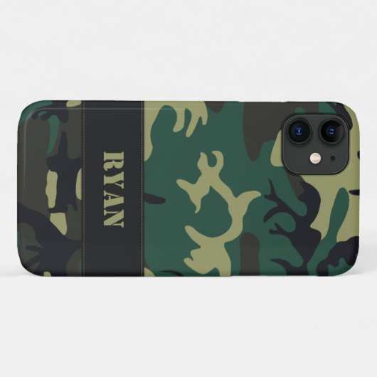 Militaire Camouflage Case-Mate iPhone Case (Achterkant (horizontaal))