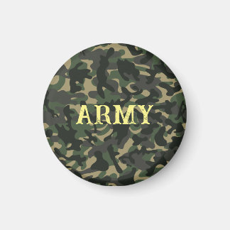 Militaire camouflage groen magneet